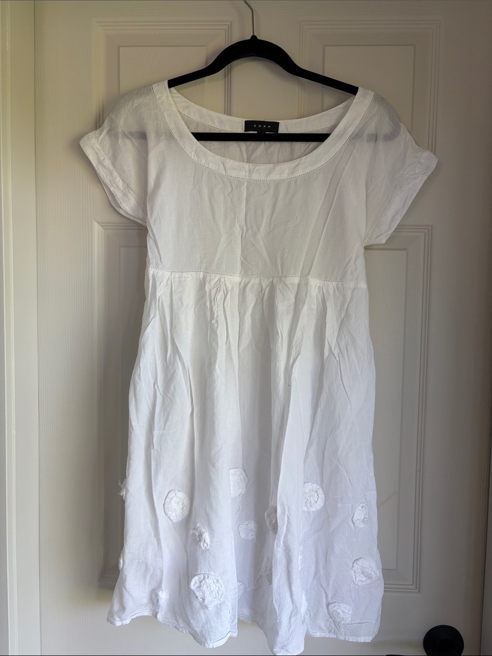 KOAN || white cotton dress